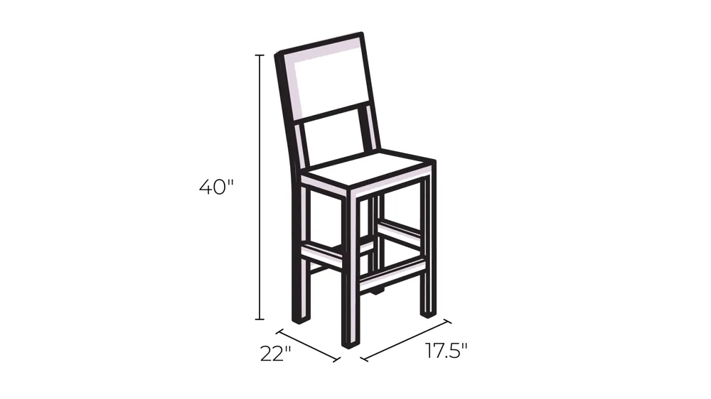 Milton Counter Stool Dimensions