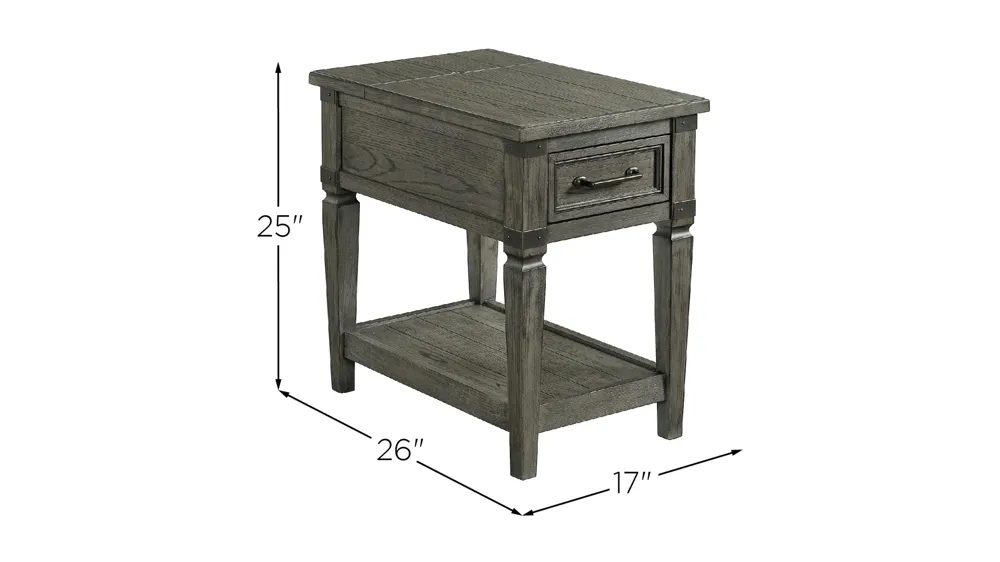 Foundry Chair Side Table Dimensions