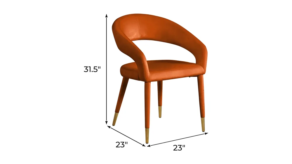 Destiny Dining Chair - Set of 2 Dimensions