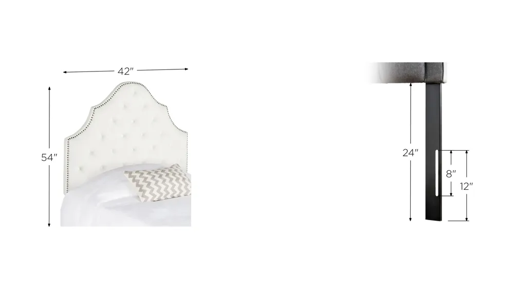 Arebelle Upholstered Headboard Dimensions