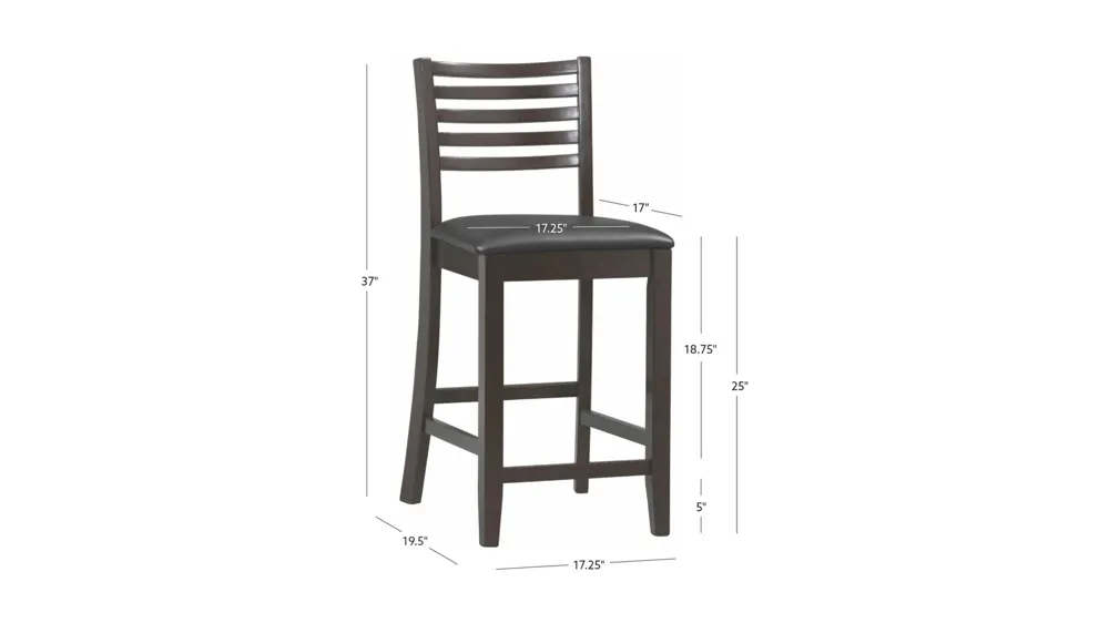 Triena Counter Stool Dimensions