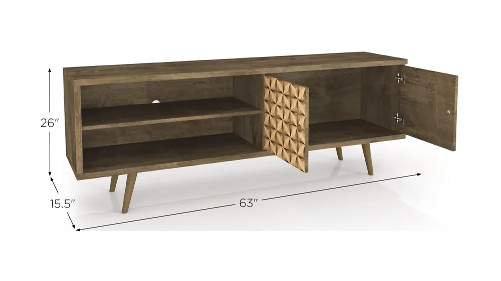 Liberty 63" TV Stand Dimensions