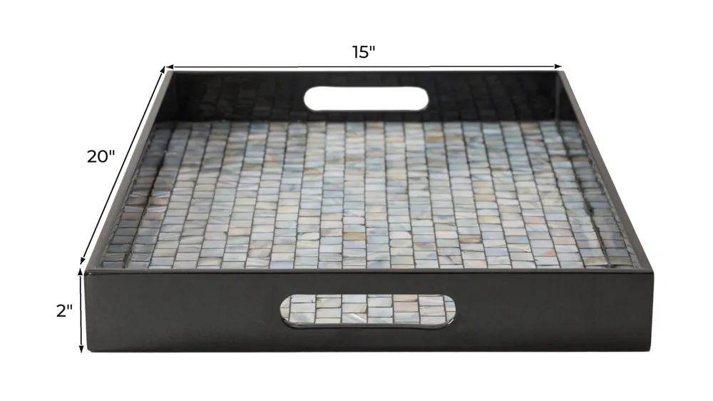 Alessandra Tray Set Dimensions