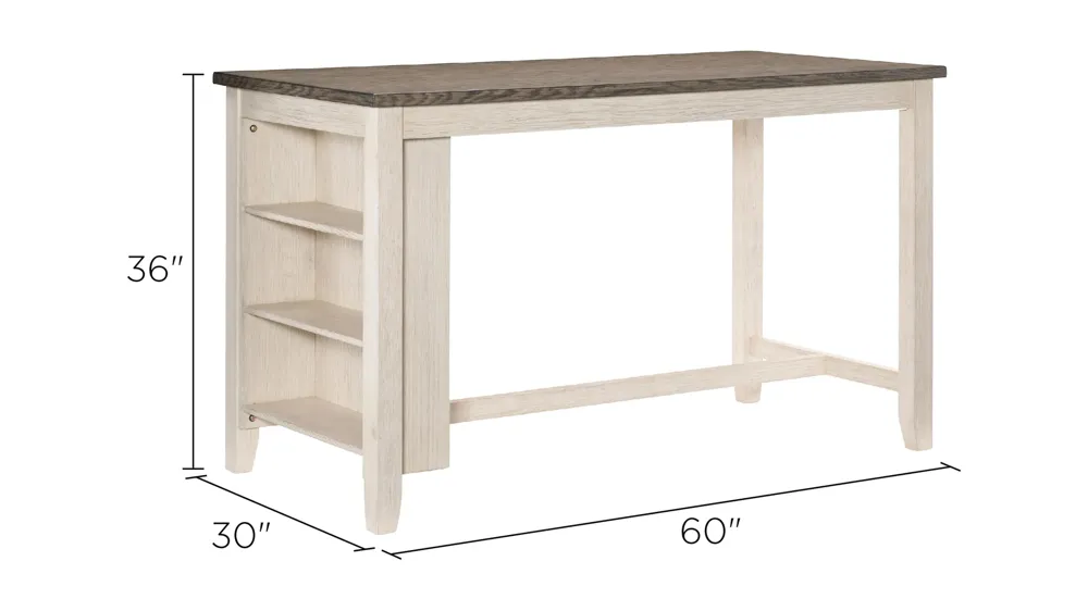 Napa Counter Height Dining Table Dimensions