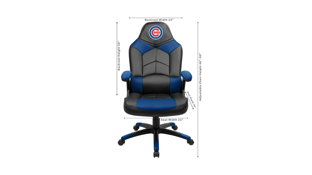 MLB Faux Leather Oversized Gaming Chair Dimensions
