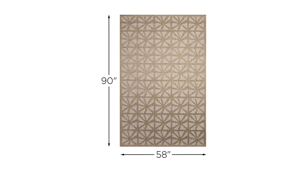 Carmel Tonga Tile Indoor/Outdoor Rug Dimensions
