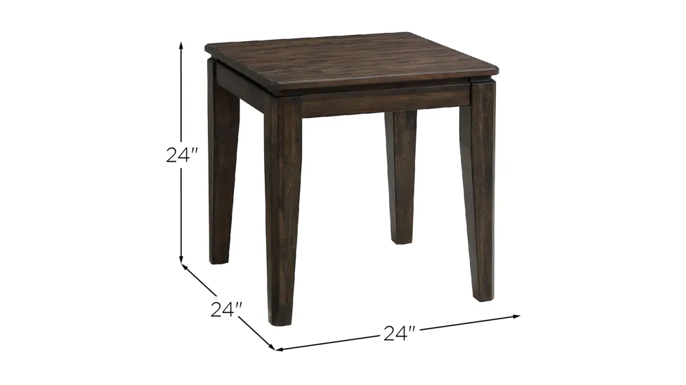 Kauai End Table Dimensions