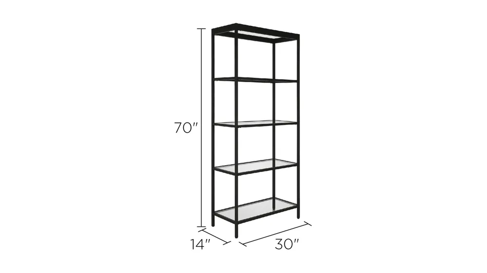 Eider 30" Bookcase Dimensions