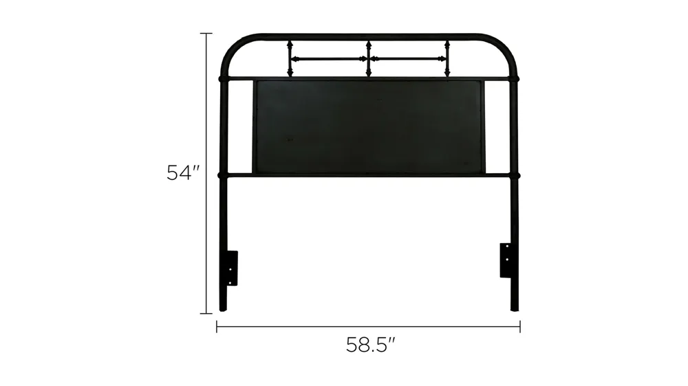 Vintage Series Metal Headboard Dimensions