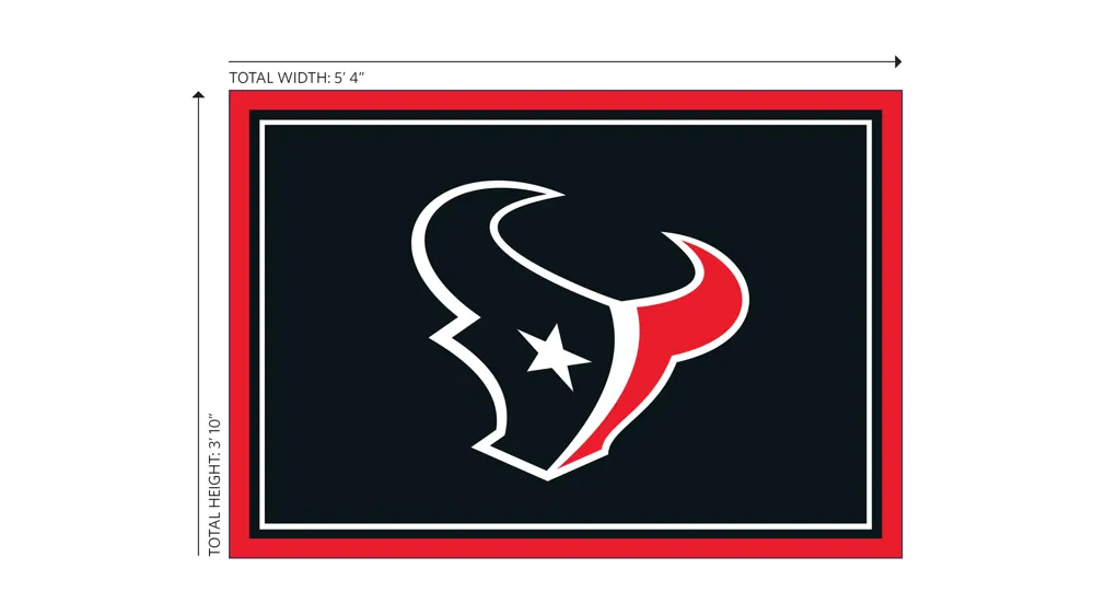 NFL Spirit Rug Dimensions