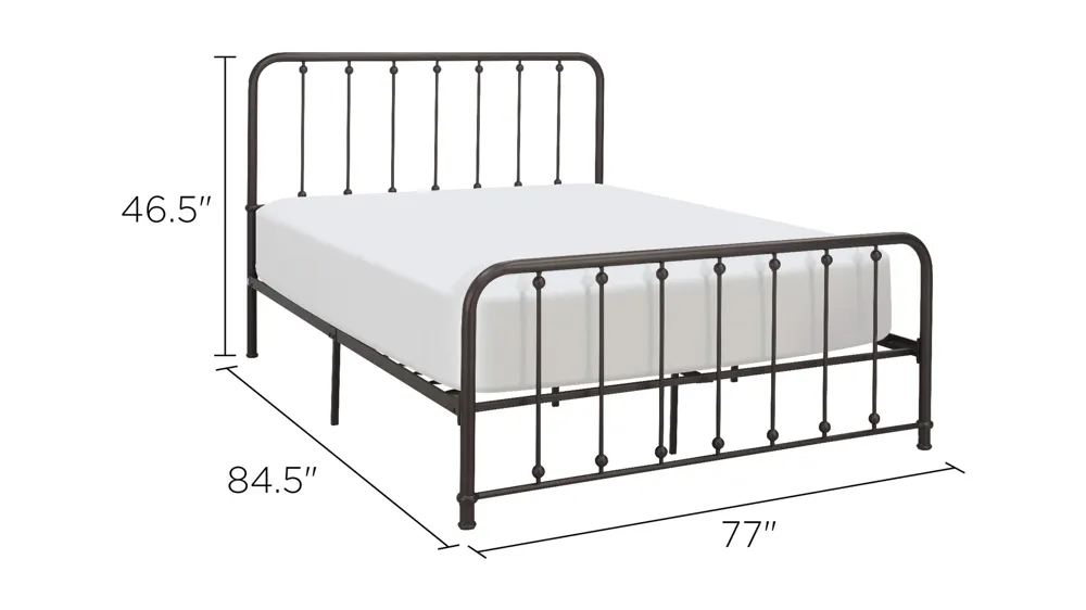 Willoway Metal Bed Dimensions