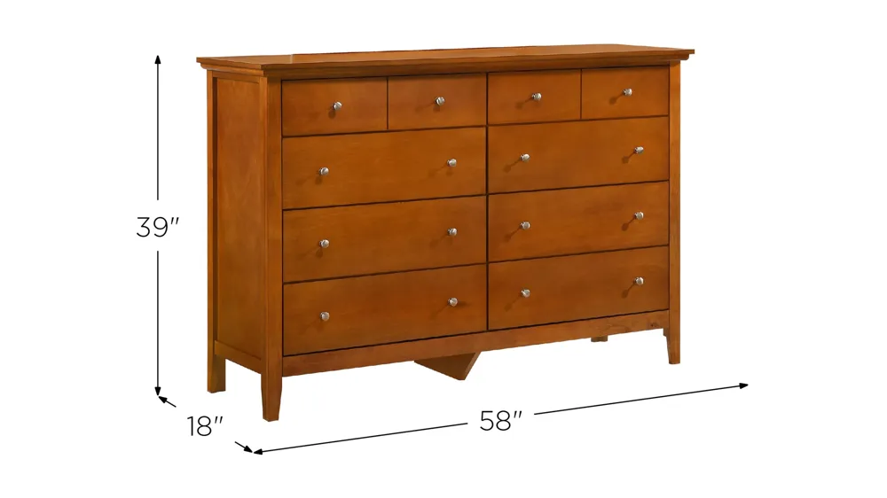 Hammond Bedroom Dresser Dimensions