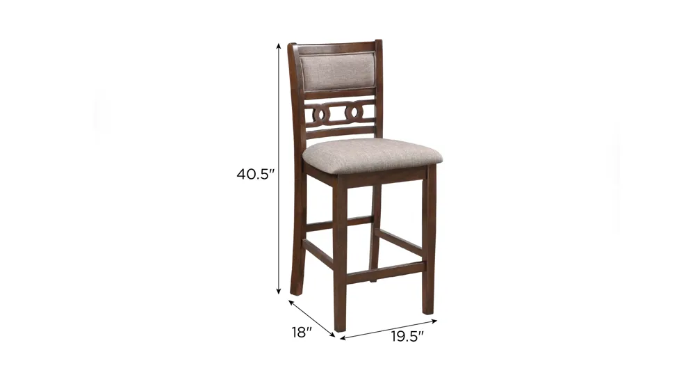 Millie Counter Chair - Set of 2 Dimensions