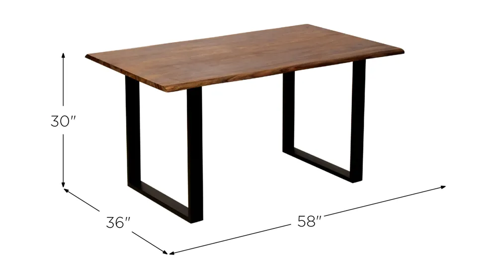Brownstone III Dining Table Dimensions