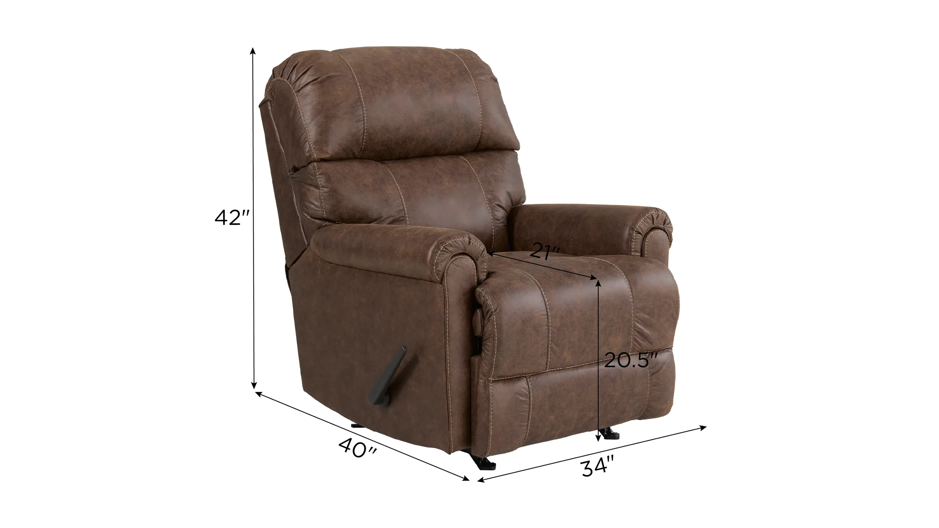 Wentworth Manual Rocker Recliner | Raymour & Flanigan