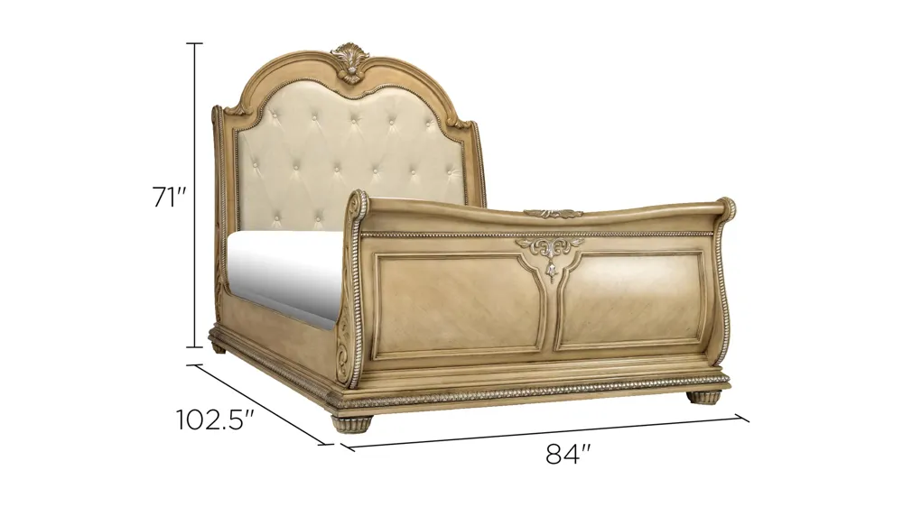 Wilshire Sleigh Bed Dimensions