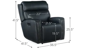 Ruthe Zero Gravity Power Recliner with Power Headrest