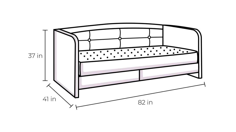 Diggy Twin Daybed With Trundle Dimensions