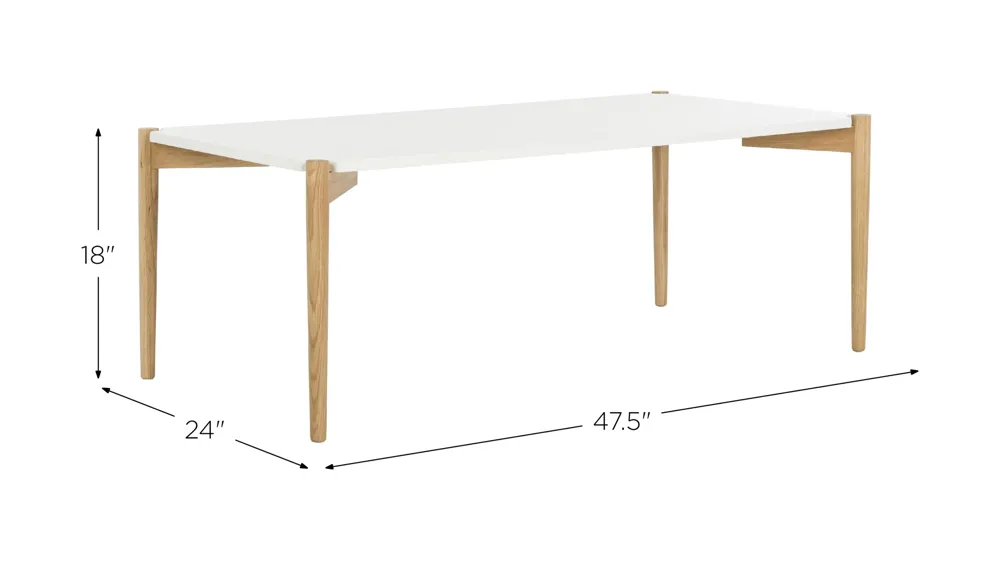Filbert Coffee Table Dimensions