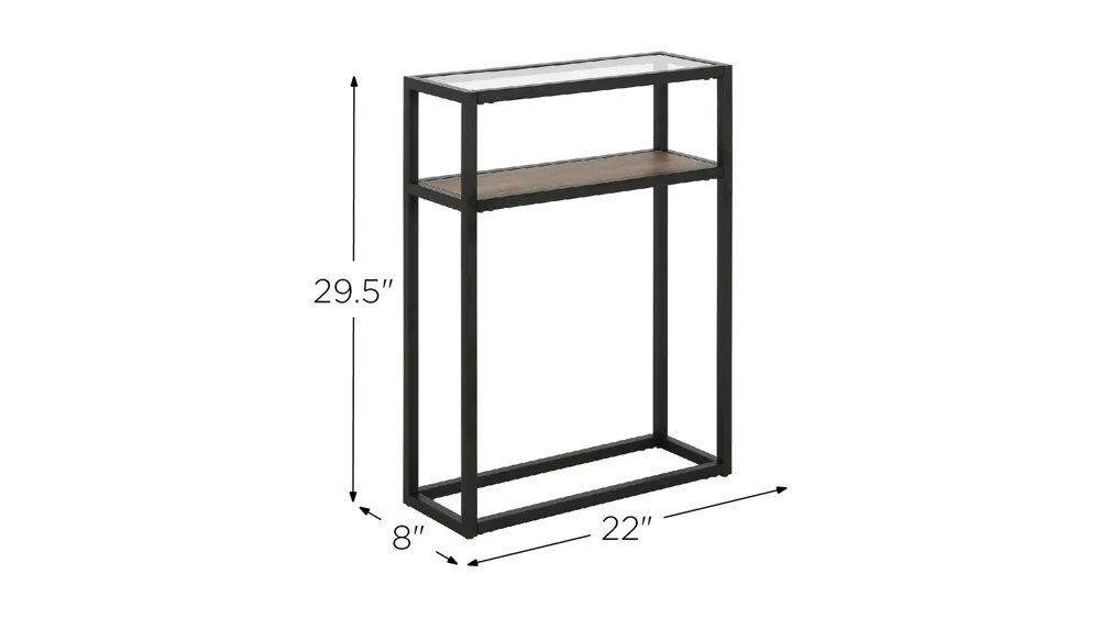 Ainsley 22" Console Table Dimensions