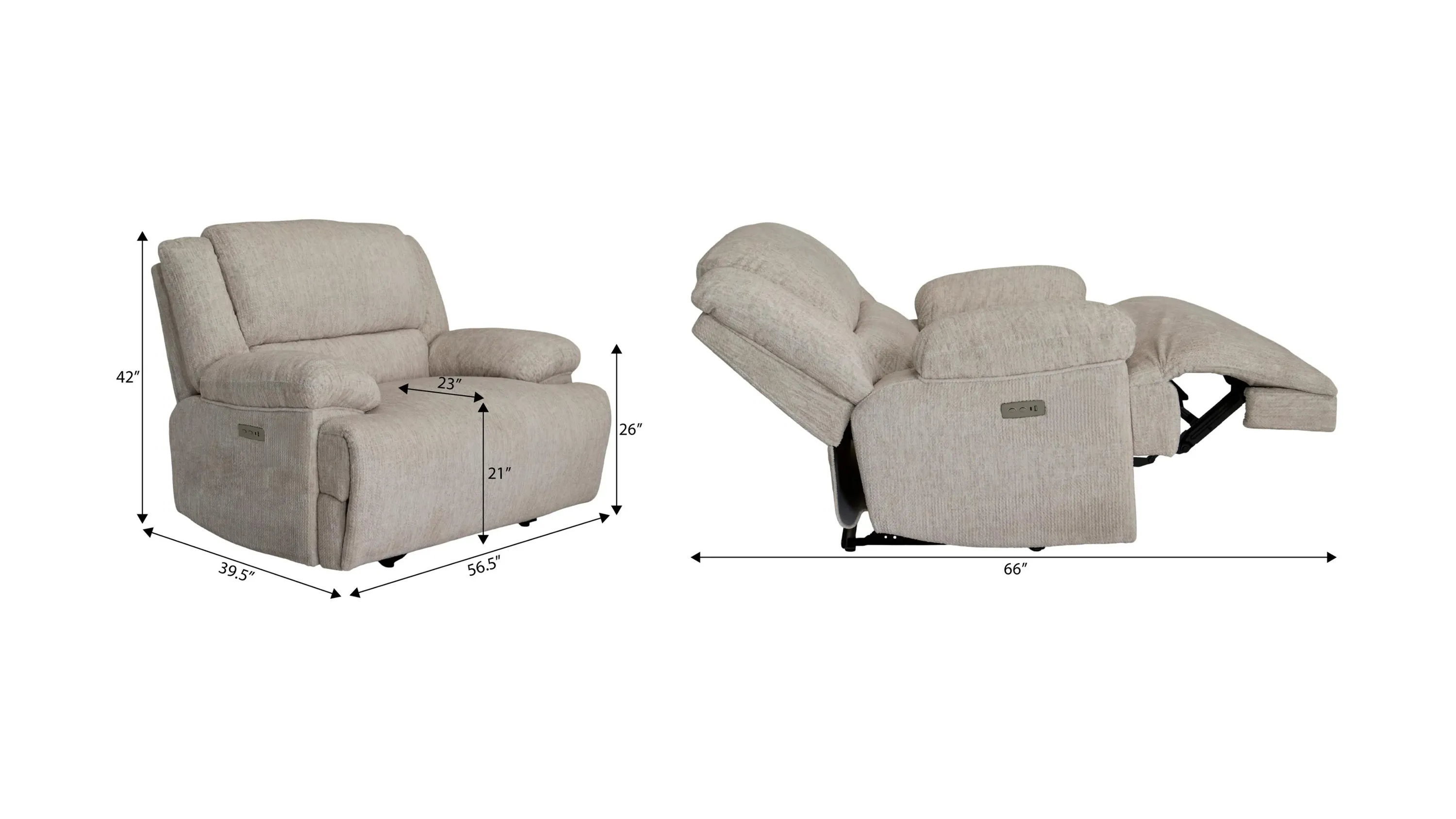 Colburn Power Recliner | Raymour & Flanigan