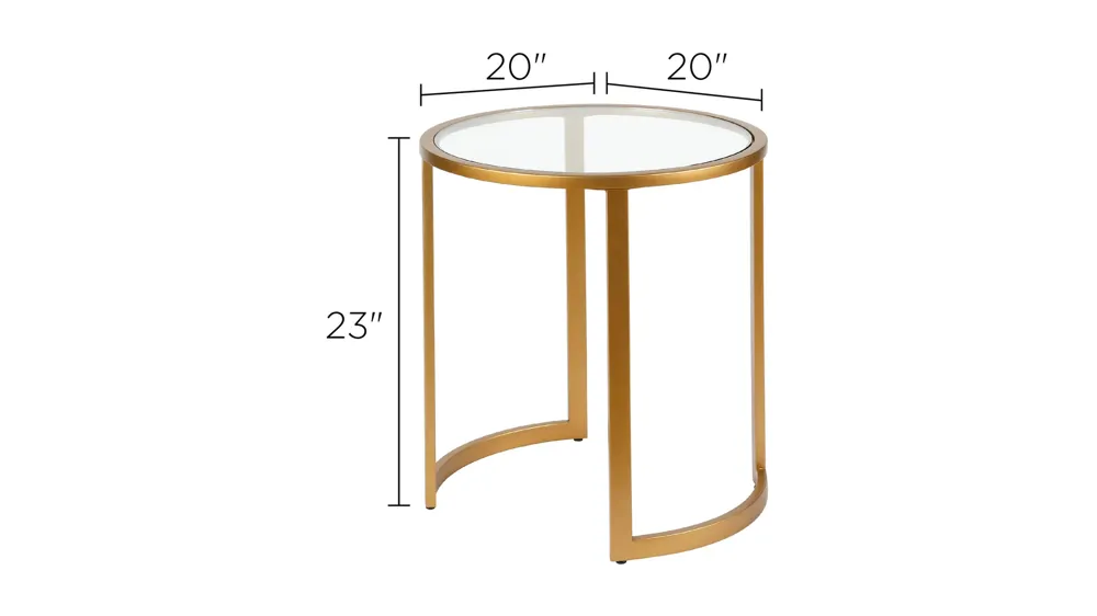 Mitera Round Side Table Dimensions