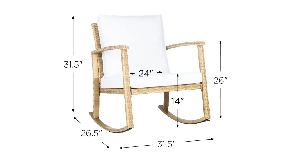 Bradbury Rocking Chair Dimensions