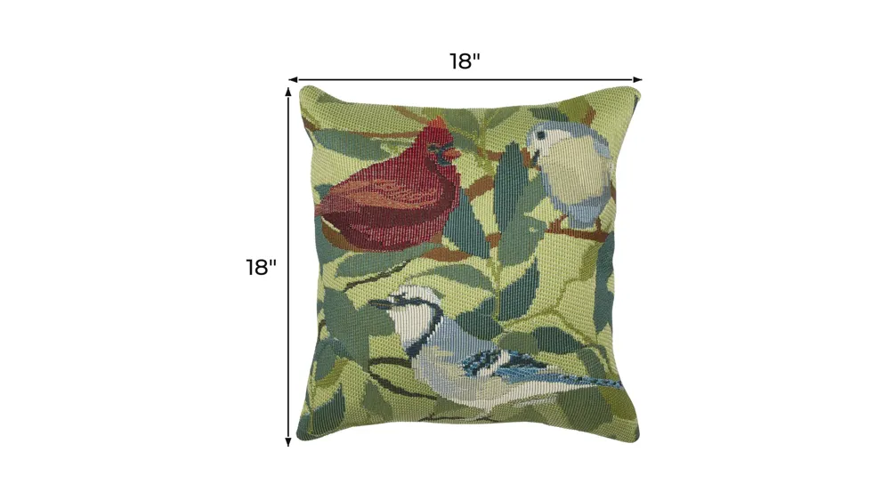 Marina Three Birds Of A Feather Accent Pillow Dimensions