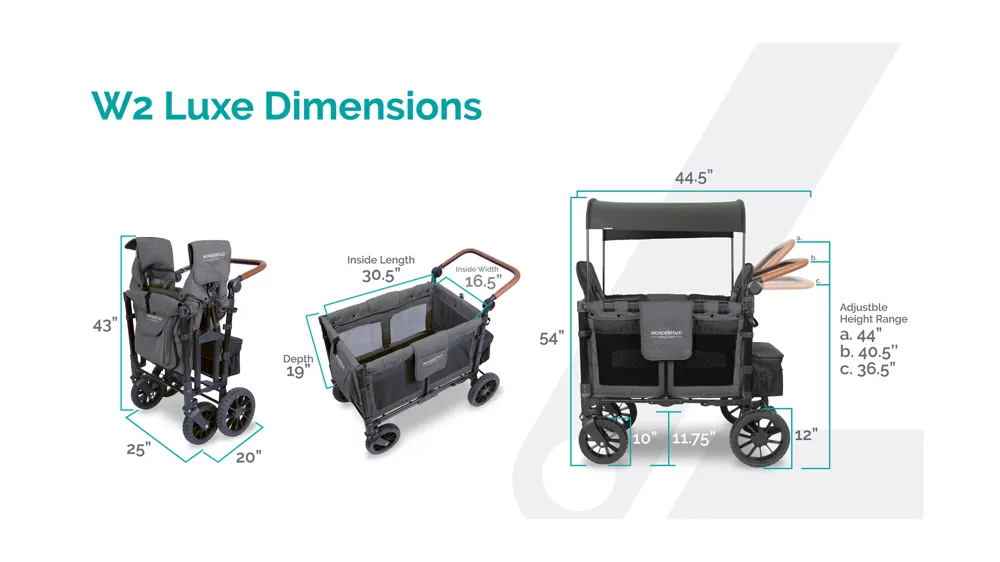 Lux Premium Double Wagon Dimensions