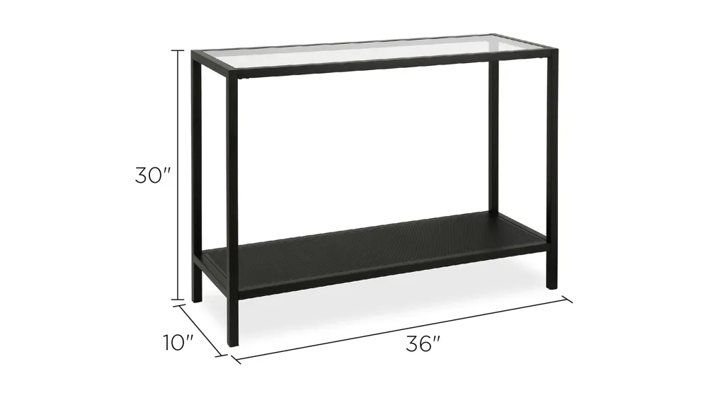 Rigan 36" Rectangular Console Table Dimensions
