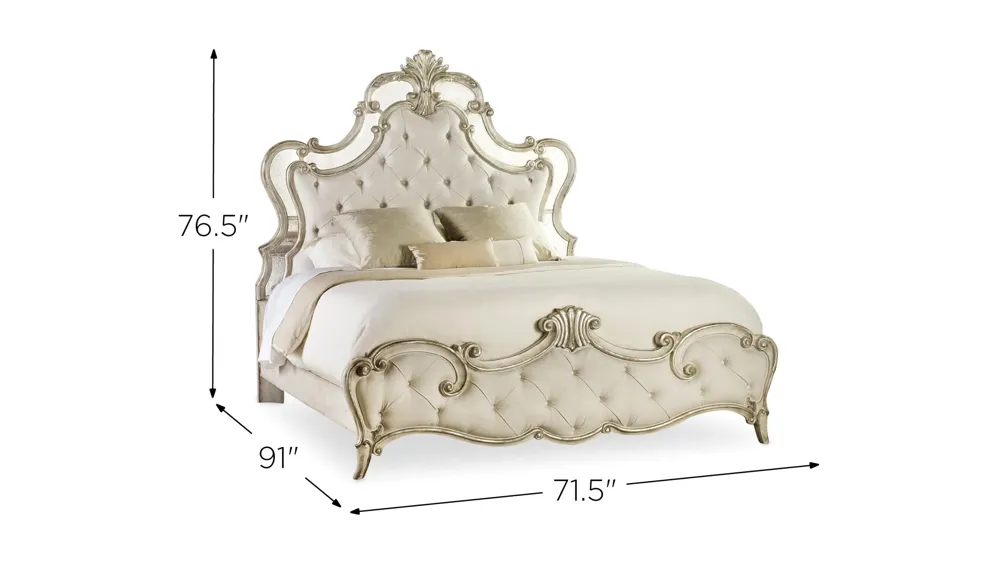 Sanctuary Upholstered Bed Dimensions