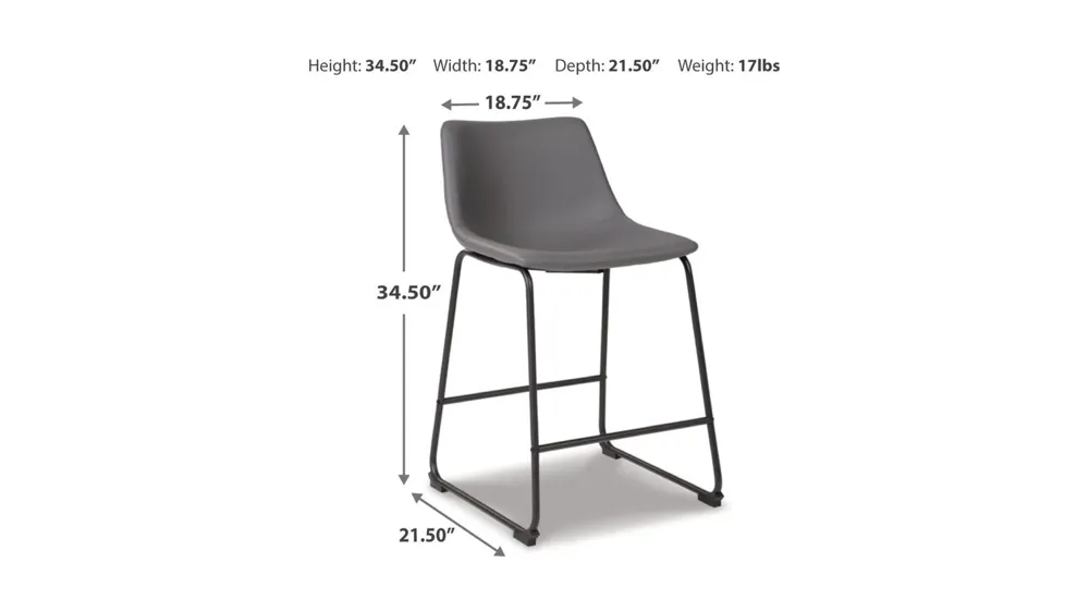 Axel Counter Height Stool Dimensions
