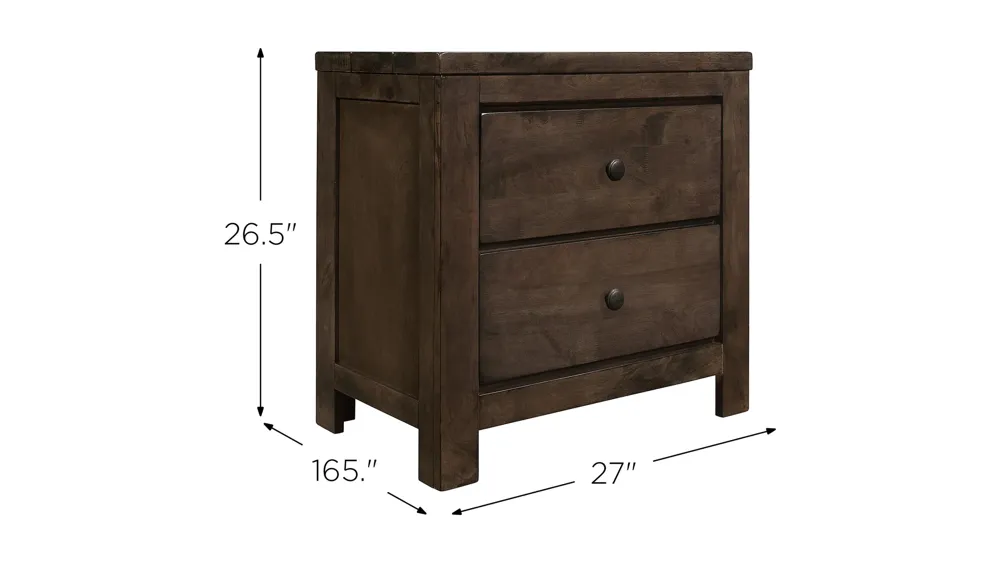 Ashton Hills Nightstand Dimensions