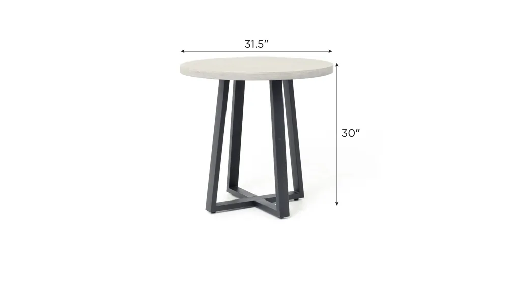 Cyrus Outdoor Dining Table Dimensions