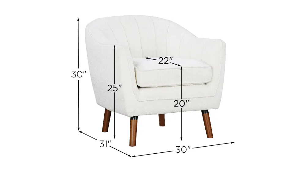 Brynda Accent Chair Dimensions