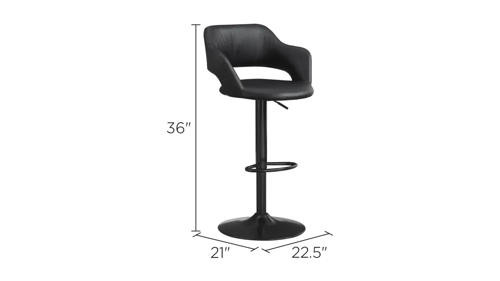 Airmont Adjustable Bar Stool Dimensions