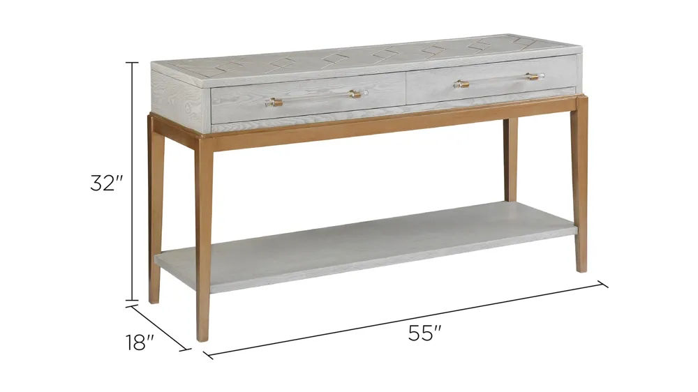 Perrine Console Table Dimensions