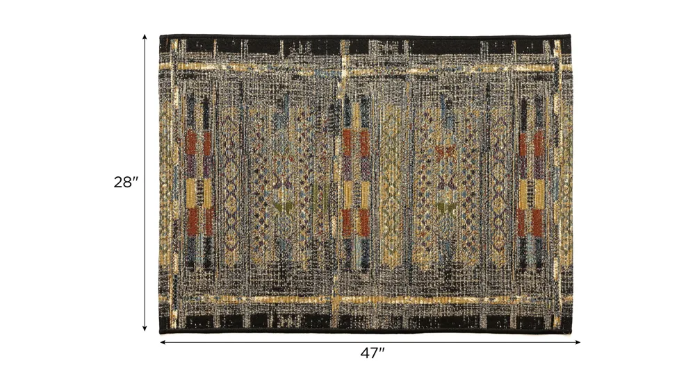Esencia Tribal Stripe Indoor/Outdoor Mat Dimensions