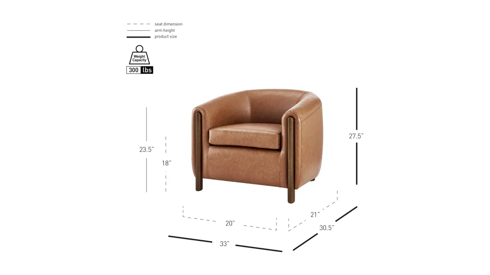 Ruth Arm Chair Dimensions