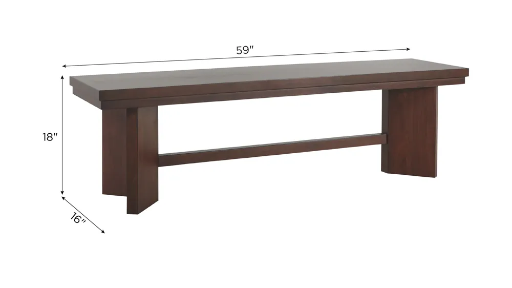 Declan Bench Dimensions
