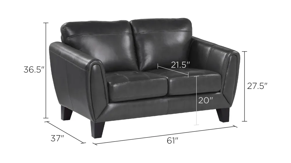 Cadence Loveseat Dimensions