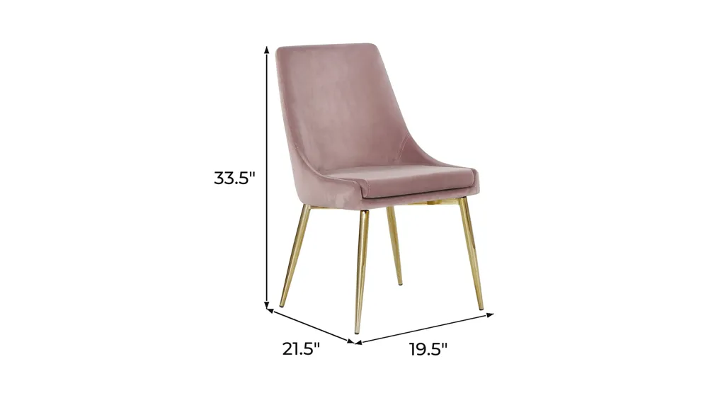 Karina Dining Chair - Set of 2 Dimensions