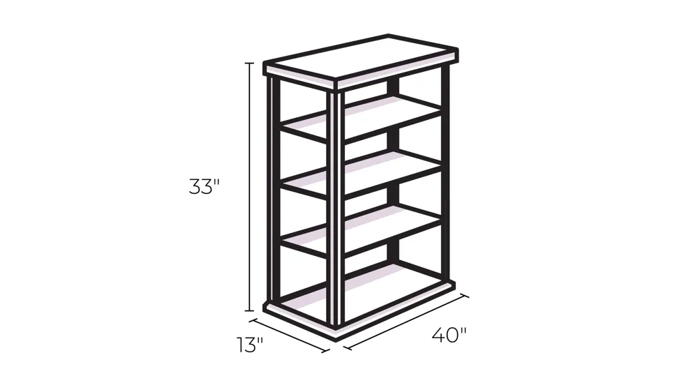 Pulaski Lighted Console Display Cabinet Dimensions
