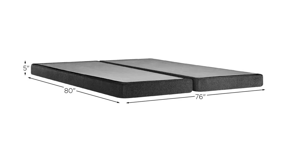 TEMPUR-Pedic ProAdapt 5" Box Spring Set Dimensions