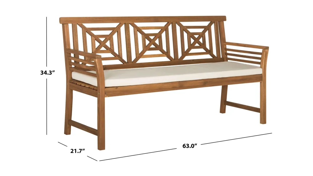 Elwin Outdoor Bench Dimensions