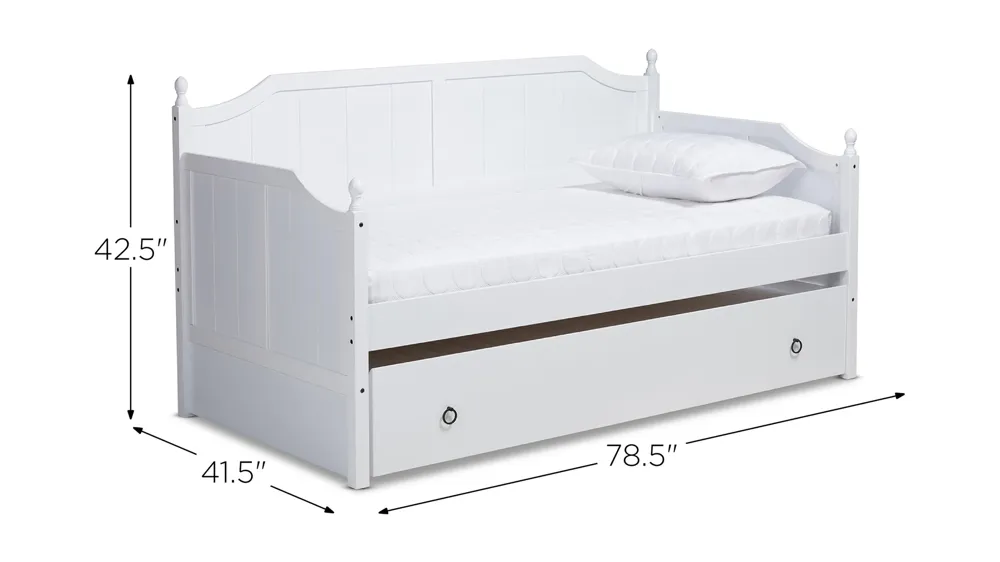 Millie Daybed with Trundle Dimensions