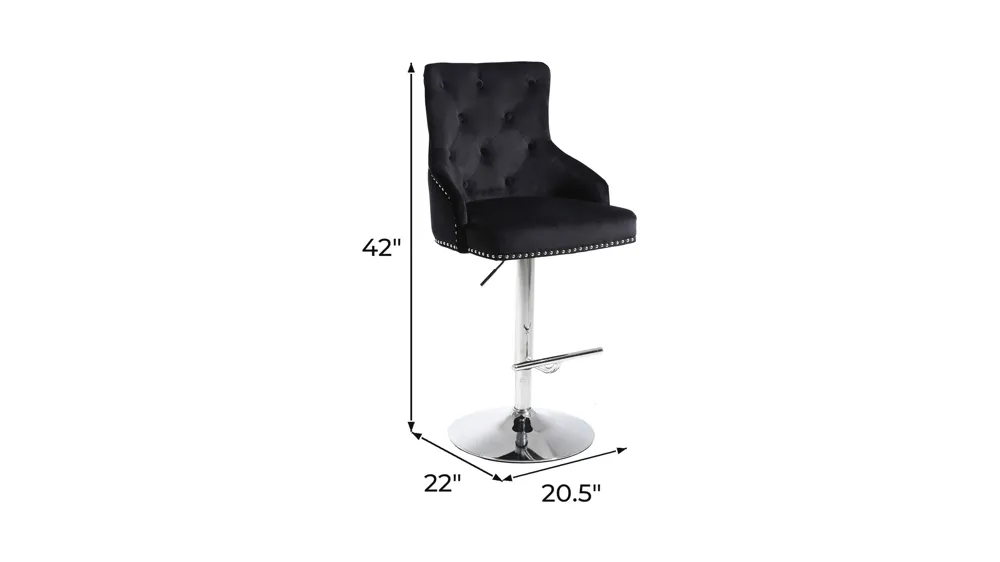 Claude Adjustable Stool - Set of 2 Dimensions