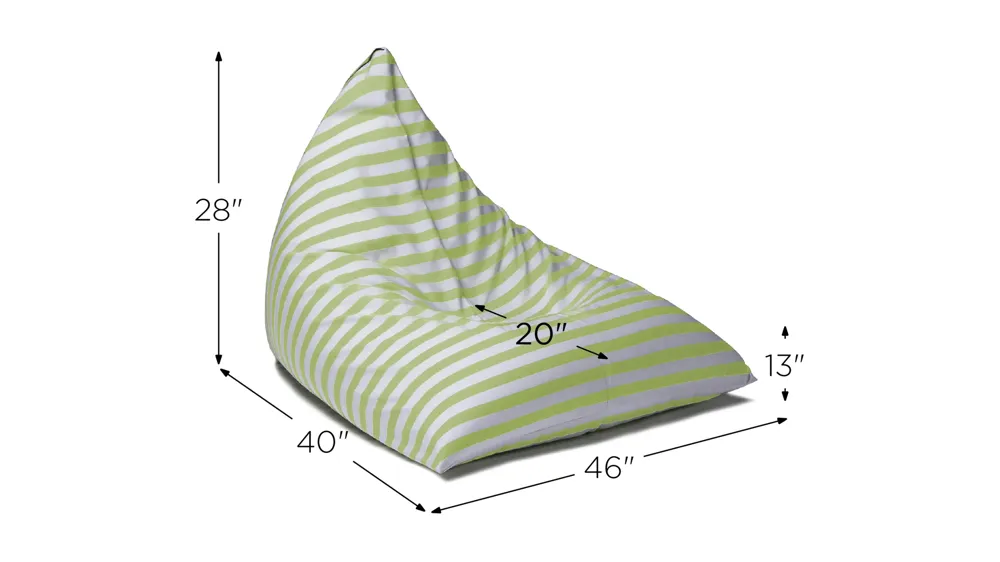 Rami Outdoor Bean Bag Chair Dimensions