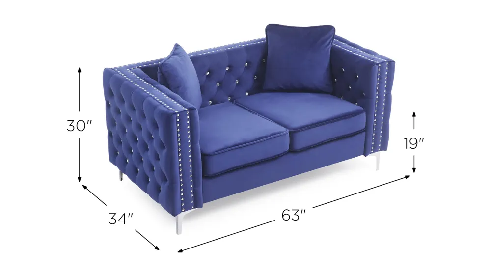 Paige Loveseat Dimensions