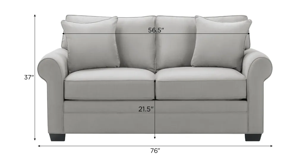 Wellsley Loveseat Dimensions